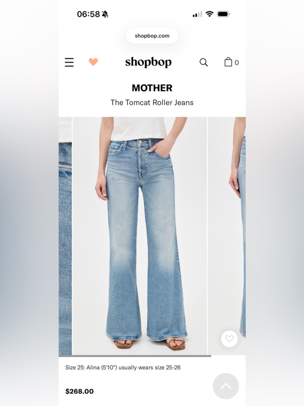 MOTHER Tomcat Roller in I Confess Size 24